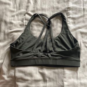 Lululemon energy bra size 10 green